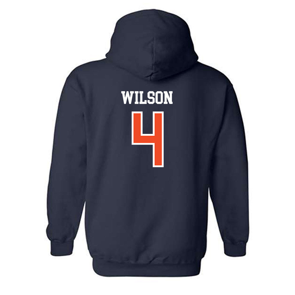 Auburn - NCAA Softball : Daigle Wilson - Generic Shersey Hooded Sweatshirt-1