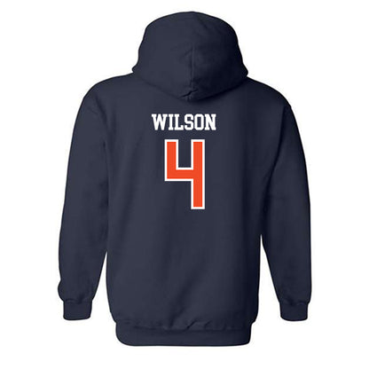 Auburn - NCAA Softball : Daigle Wilson - Generic Shersey Hooded Sweatshirt-1
