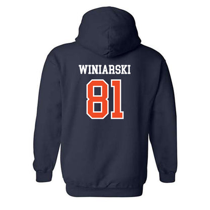Auburn - NCAA Softball : Camryn Winiarski - Generic Shersey Hooded Sweatshirt-1