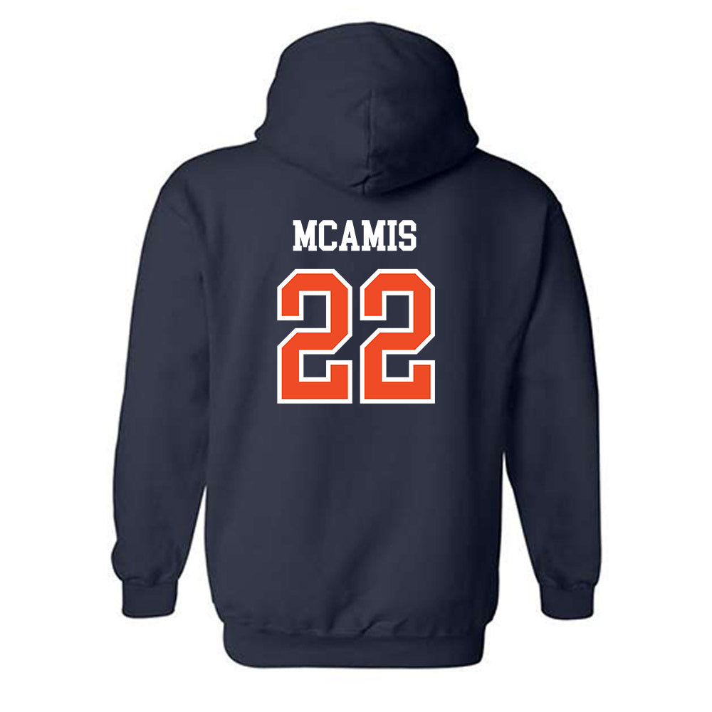 Auburn - NCAA Women's Volleyball : Macy McAmis - Generic Shersey Hooded Sweatshirt-1