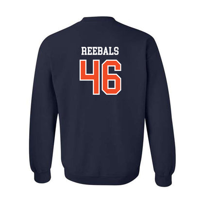 Auburn - NCAA Football : Grey Reebals - Generic Shersey Crewneck Sweatshirt-1