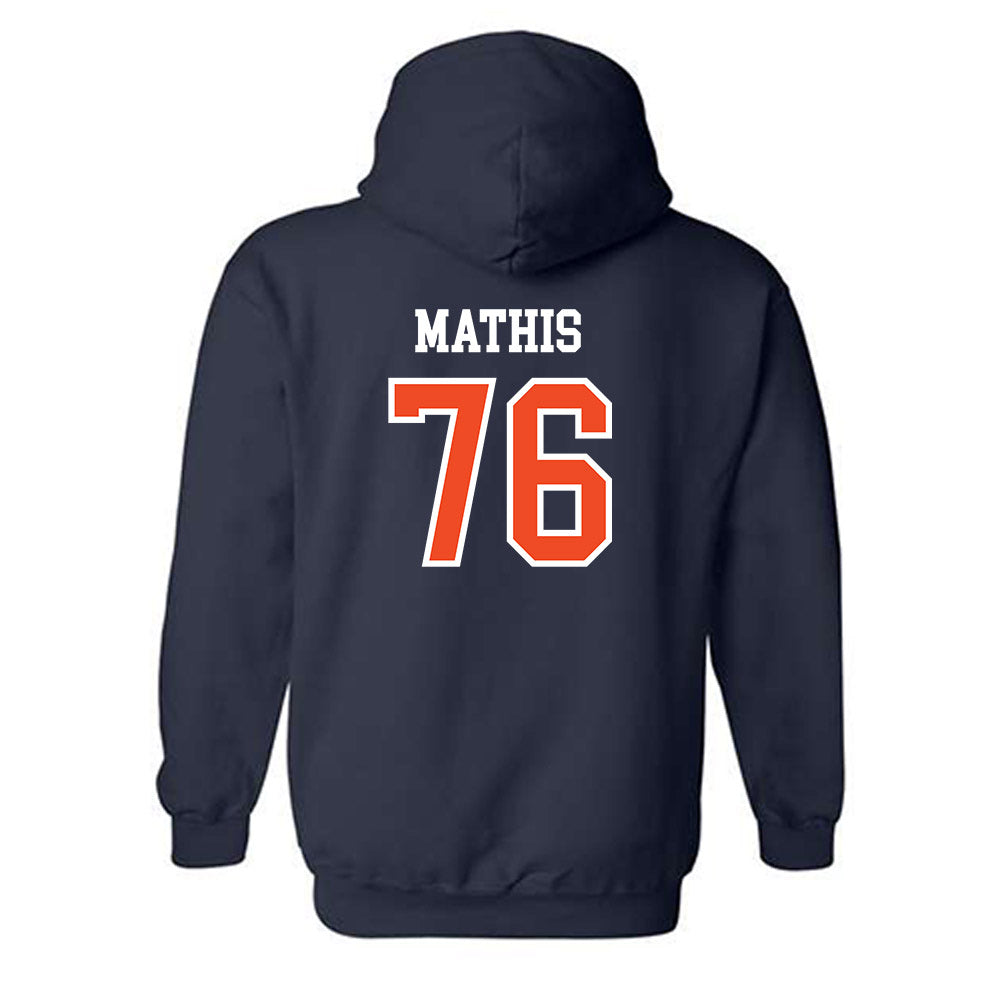 Auburn - NCAA Football : Mason Mathis - Generic Shersey Hooded Sweatshirt-1