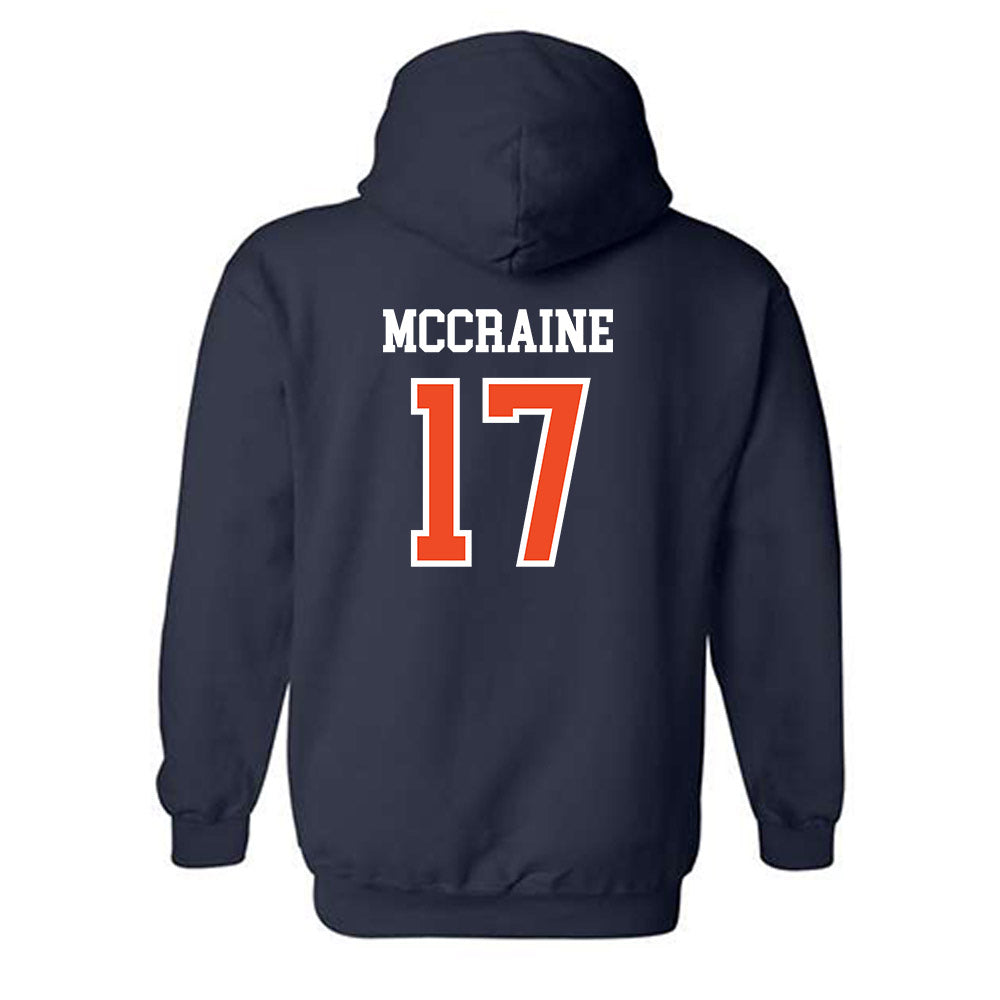Auburn - NCAA Baseball : Mason McCraine - Generic Shersey Hooded Sweatshirt-1
