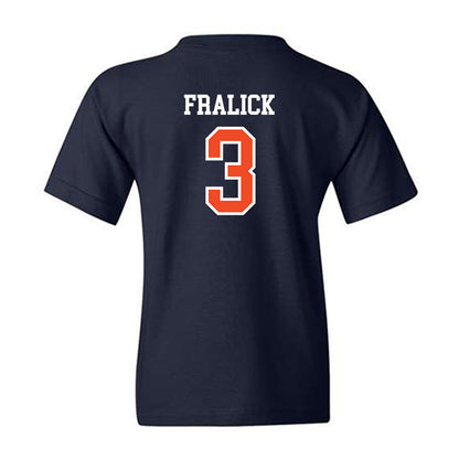 Auburn - NCAA Baseball : Chase Fralick - Generic Shersey Youth T-Shirt-1