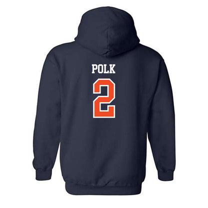 Auburn - NCAA Women's Soccer : Torrey Polk - Generic Shersey Hooded Sweatshirt-1