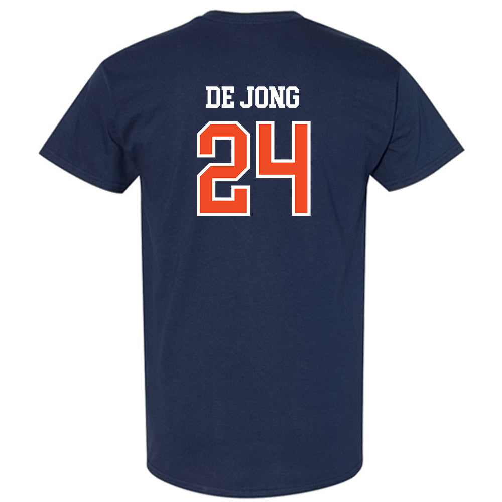 Auburn - NCAA Baseball : Justice de Jong - Generic Shersey T-Shirt-1