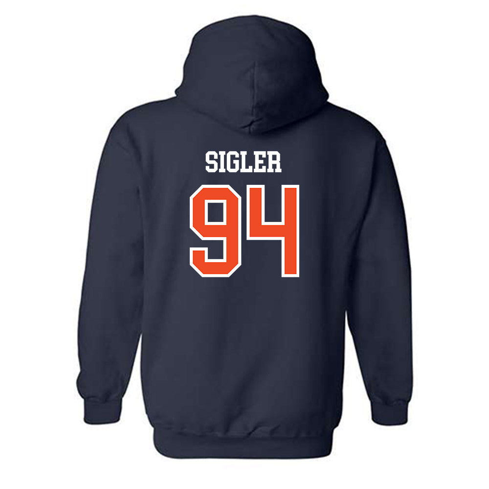 Auburn - NCAA Football : Cody Sigler - Generic Shersey Hooded Sweatshirt-1