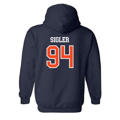 Auburn - NCAA Football : Cody Sigler - Generic Shersey Hooded Sweatshirt-1