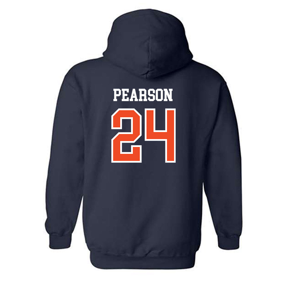 Auburn - NCAA Men's Basketball : Bradley Pearson - Generic Shersey Hooded Sweatshirt-1