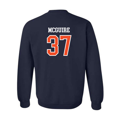 Auburn - NCAA Football : John McGuire - Generic Shersey Crewneck Sweatshirt-1