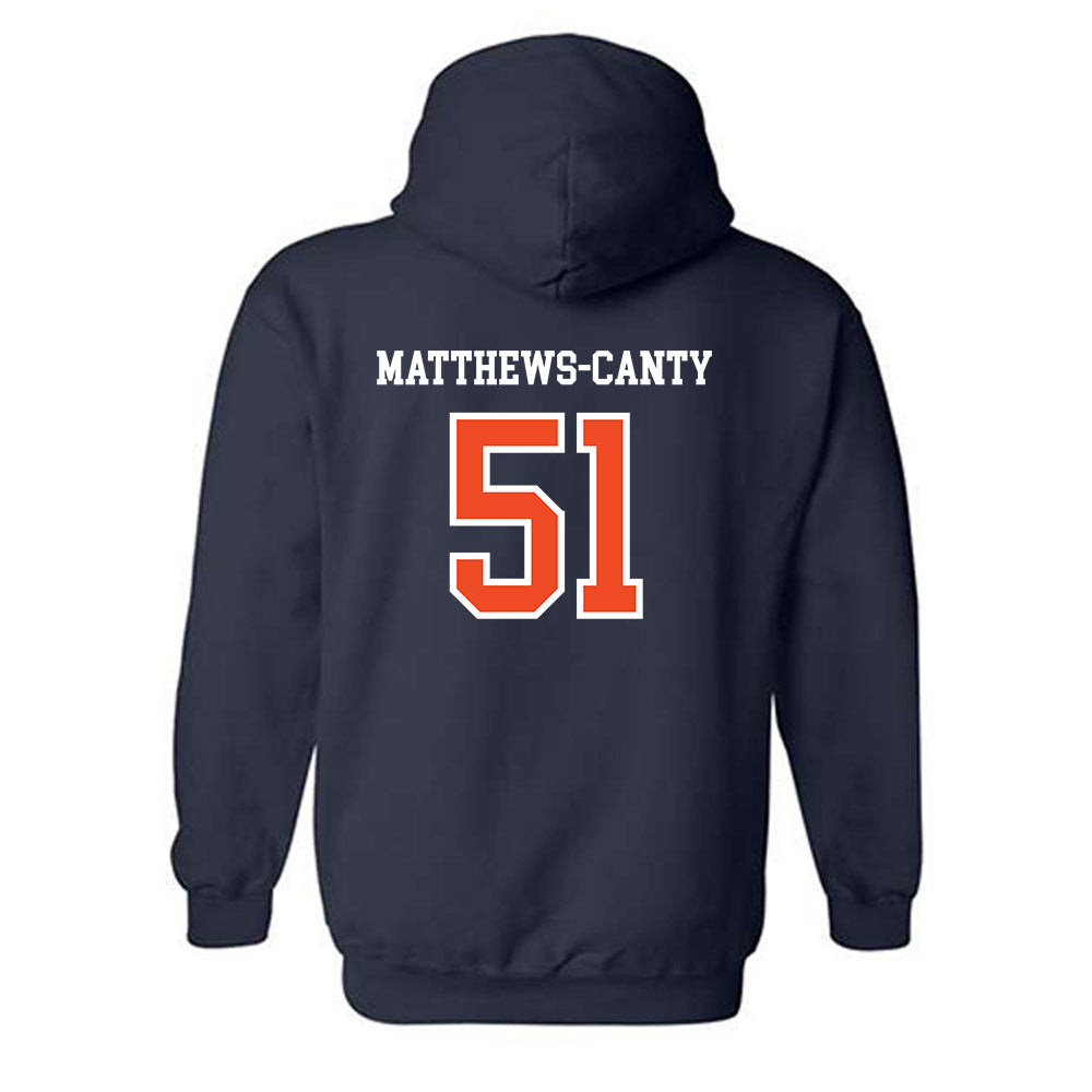 Auburn - NCAA Football : Michael Matthews-Canty - Generic Shersey Hooded Sweatshirt-1