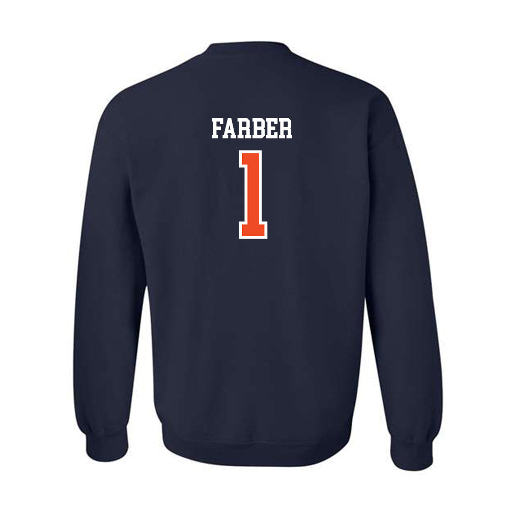 Auburn - NCAA Baseball : Ryne Farber - Generic Shersey Crewneck Sweatshirt-1