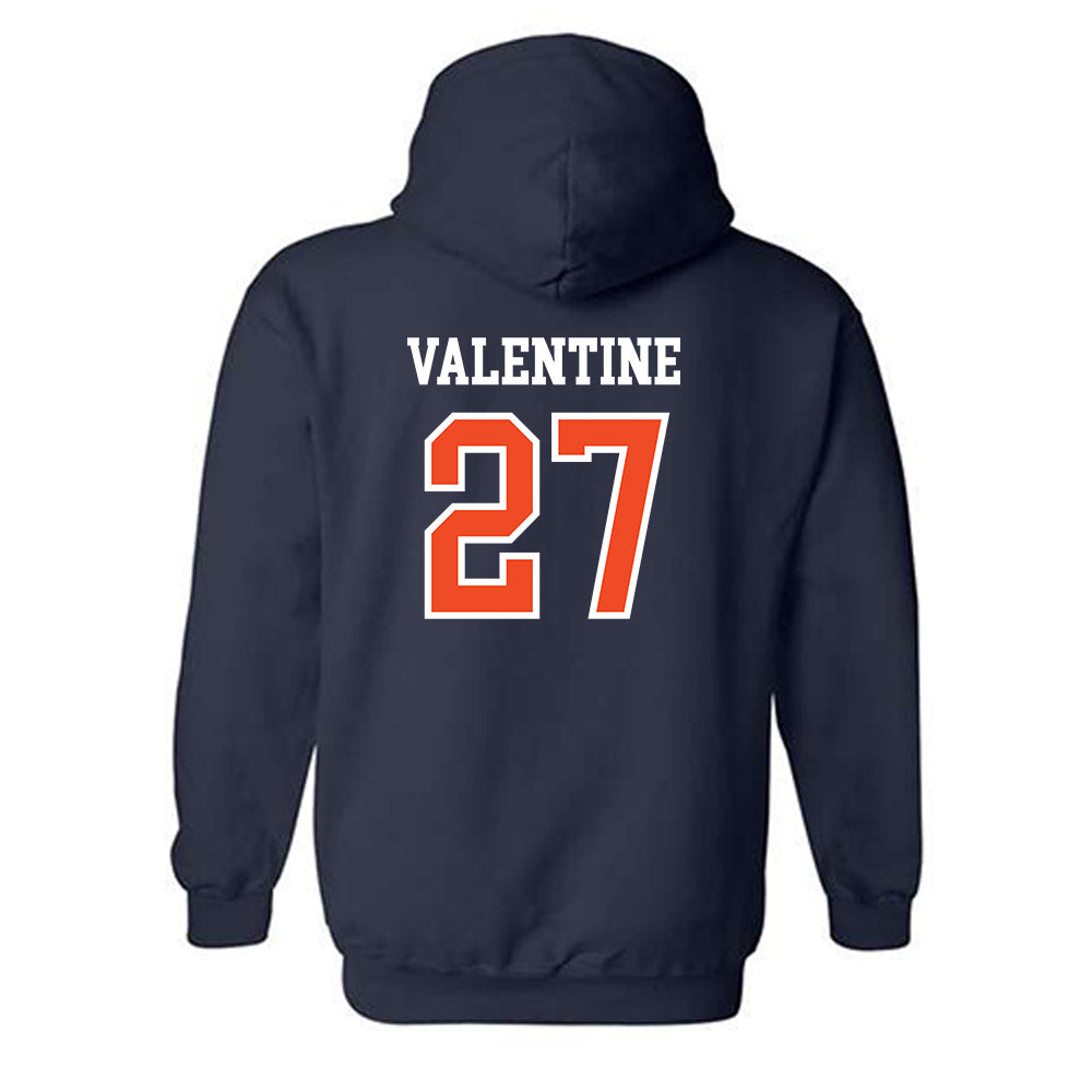 Auburn - NCAA Softball : Peyton Valentine - Generic Shersey Hooded Sweatshirt-1