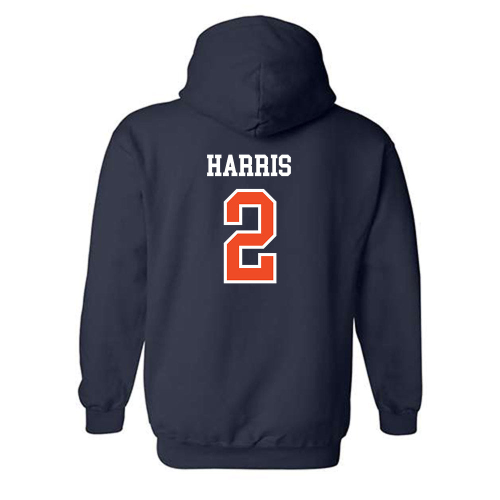 Auburn - NCAA Women's Basketball : Jamia Harris - Generic Shersey Hooded Sweatshirt-1