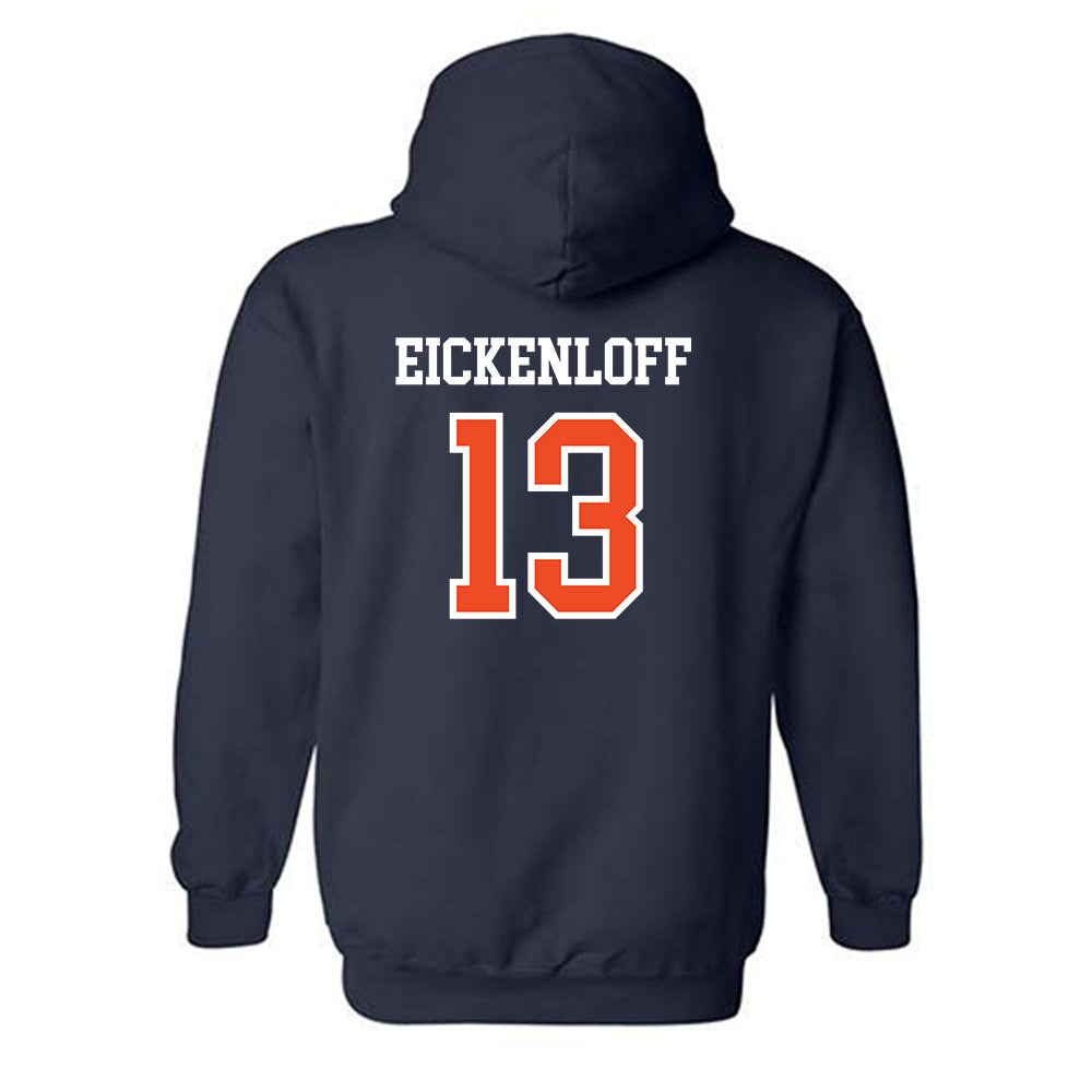 Auburn - NCAA Women's Volleyball : Carson Eickenloff - Generic Shersey Hooded Sweatshirt-1