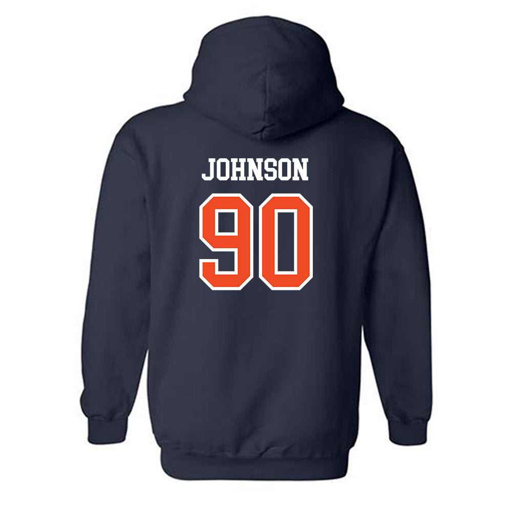 Auburn - NCAA Football : Nathan Johnson - Generic Shersey Hooded Sweatshirt-1