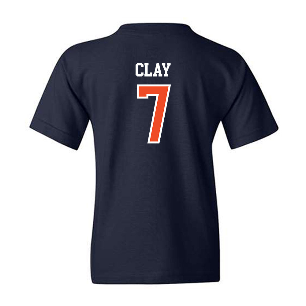Auburn - NCAA Baseball : Todd Clay - Generic Shersey Youth T-Shirt-1