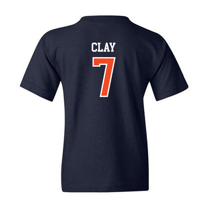 Auburn - NCAA Baseball : Todd Clay - Generic Shersey Youth T-Shirt-1