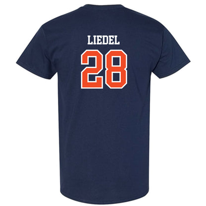 Auburn - NCAA Baseball : Carson Liedel - Generic Shersey T-Shirt-1