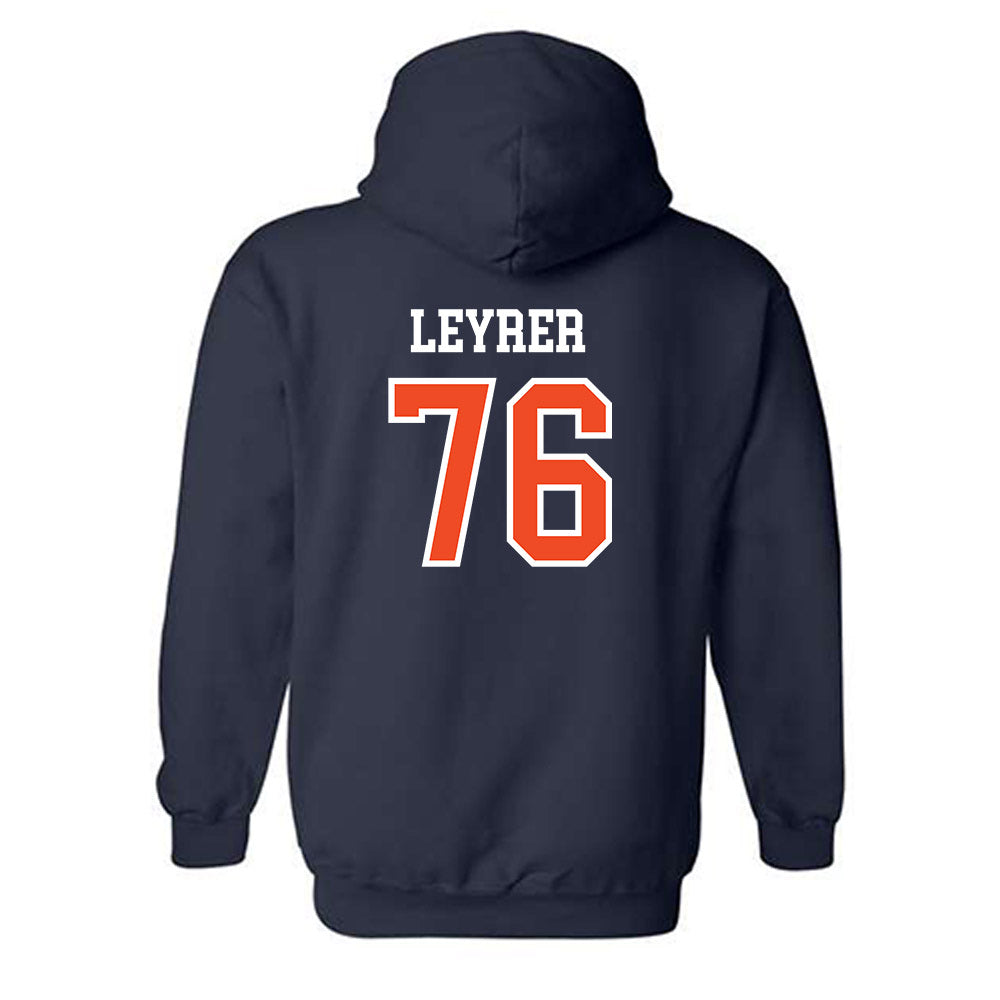 Auburn - NCAA Football : Jack Leyrer - Generic Shersey Hooded Sweatshirt-1