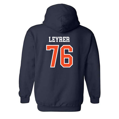 Auburn - NCAA Football : Jack Leyrer - Generic Shersey Hooded Sweatshirt-1