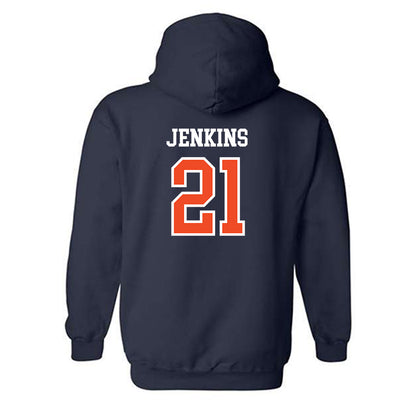 Auburn - NCAA Football : Gavin Jenkins - Generic Shersey Hooded Sweatshirt-1