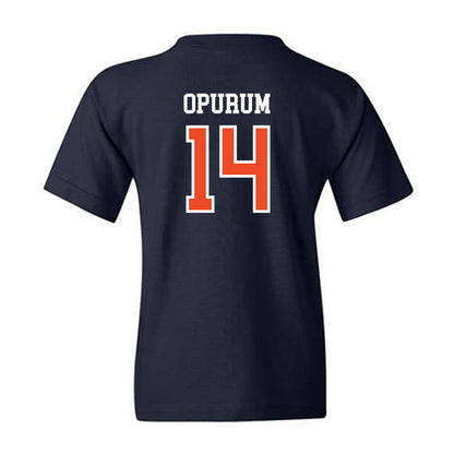Auburn - NCAA Men's Basketball : Macdonald Opurum - Generic Shersey Youth T-Shirt-1