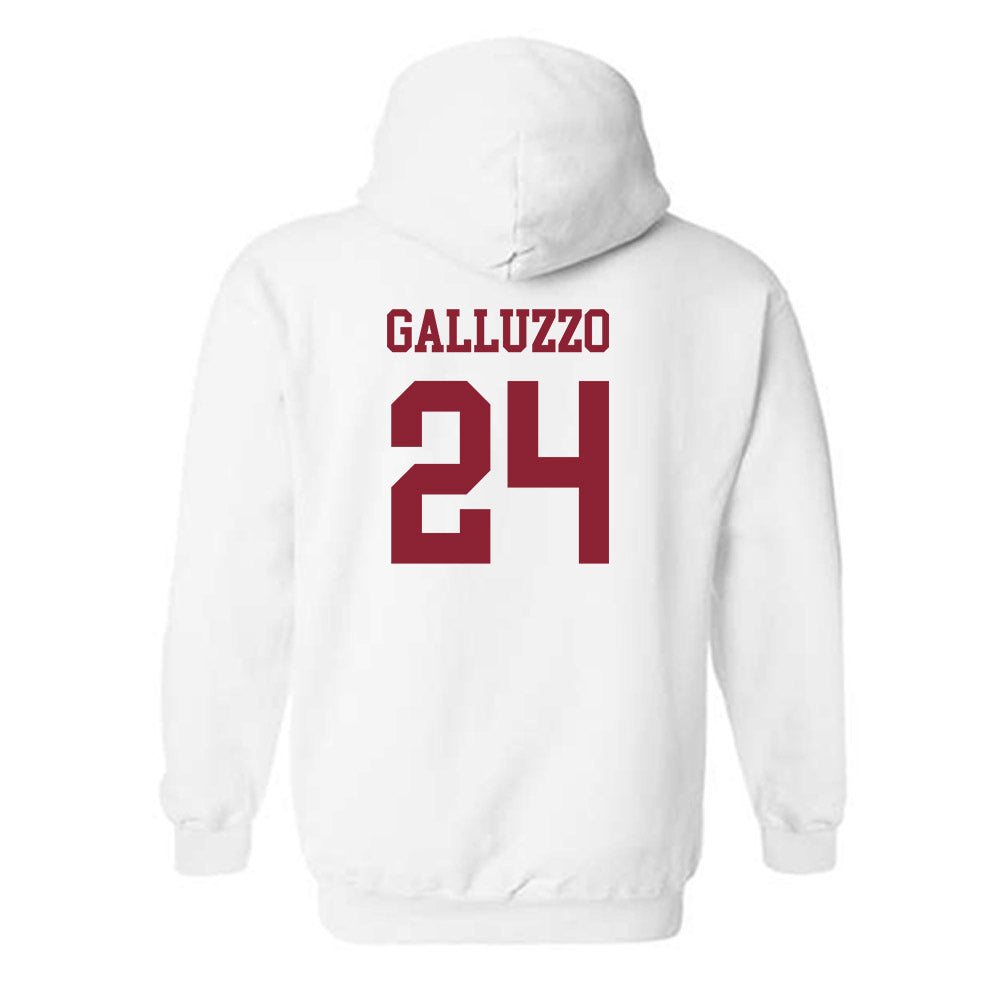 Boston College - NCAA Men's Soccer : Devon Galluzzo - Replica Shersey Hooded Sweatshirt-1