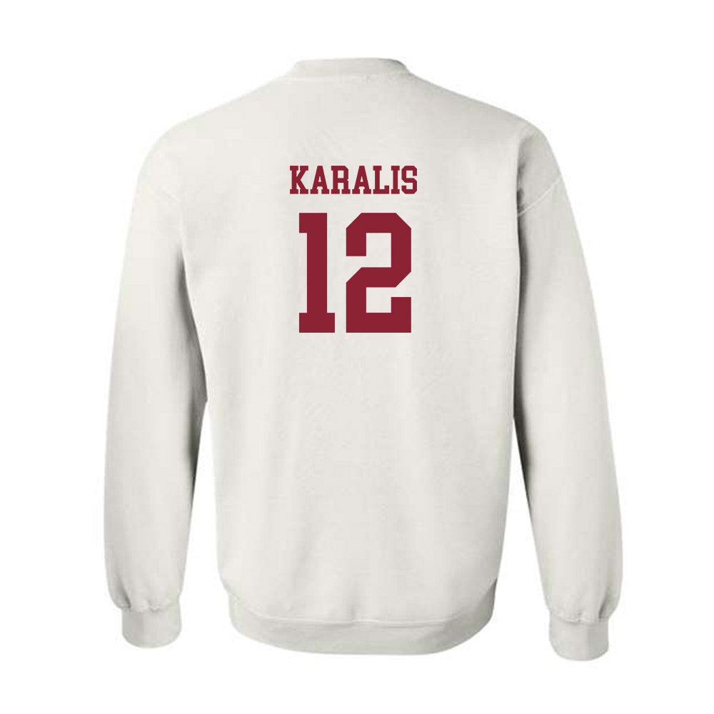 Boston College - NCAA Men's Soccer : Alexi Karalis - Replica Shersey Crewneck Sweatshirt-1