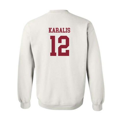 Boston College - NCAA Men's Soccer : Alexi Karalis - Replica Shersey Crewneck Sweatshirt-1