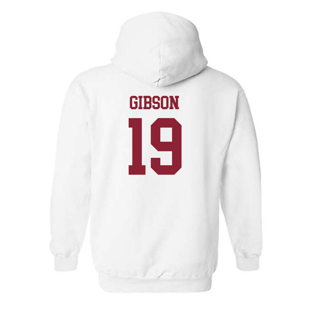Boston College - NCAA Men's Soccer : Connor Gibson - Replica Shersey Hooded Sweatshirt-1