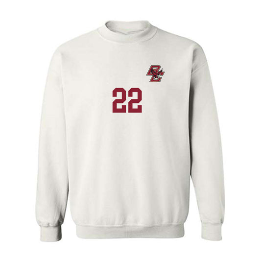 Boston College - NCAA Men's Soccer : Erick Almendares - Replica Shersey Crewneck Sweatshirt-0