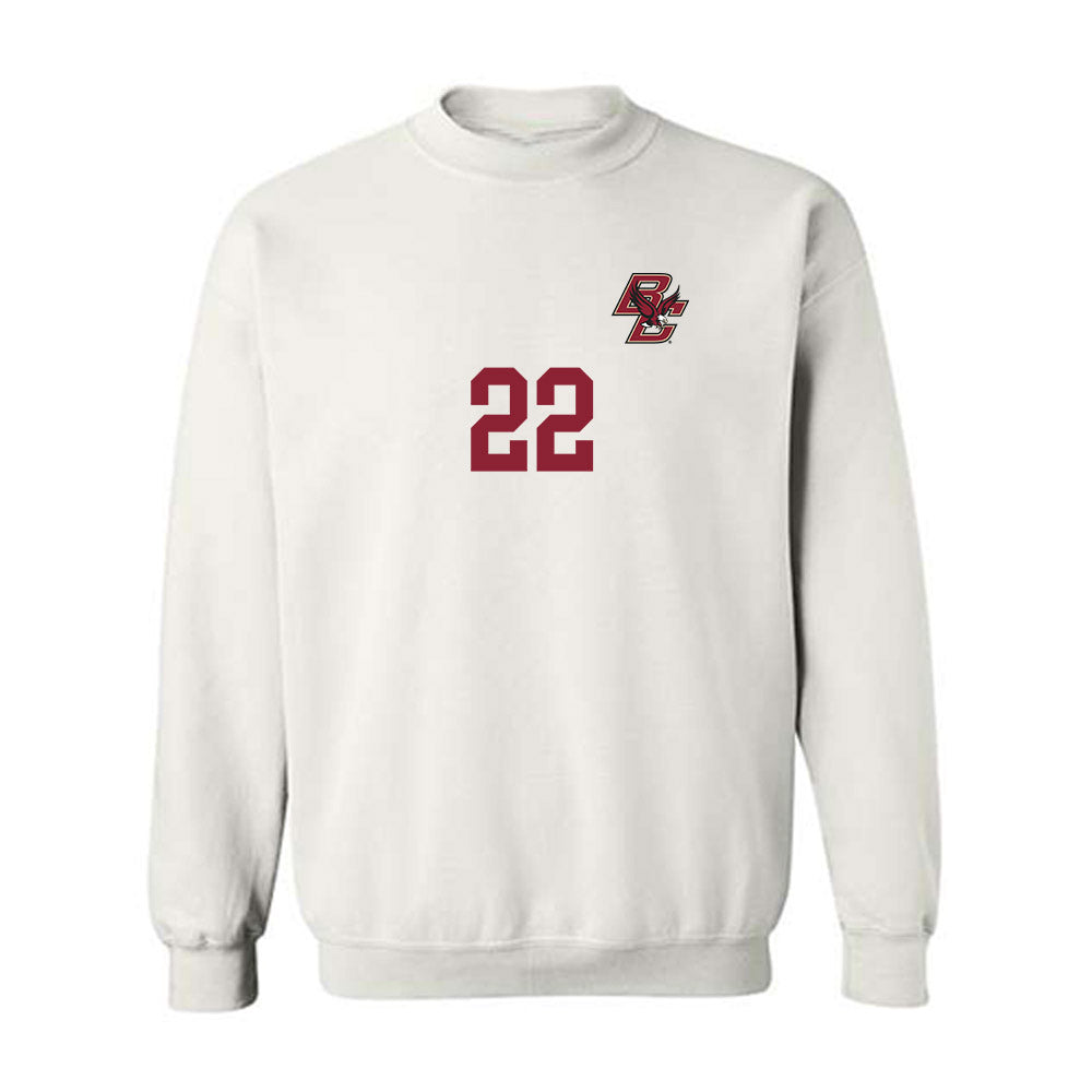 Boston College - NCAA Women's Soccer : Dylan Lochhead - Replica Shersey Crewneck Sweatshirt-0