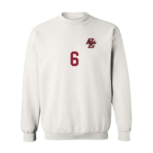Boston College - NCAA Women's Soccer : Annie Gnidula - Replica Shersey Crewneck Sweatshirt-0