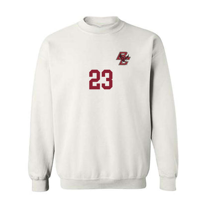 Boston College - NCAA Men's Soccer : Jack Burkhardt - Replica Shersey Crewneck Sweatshirt-0