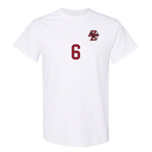 Boston College - NCAA Women's Soccer : Annie Gnidula - Replica Shersey T-Shirt-0