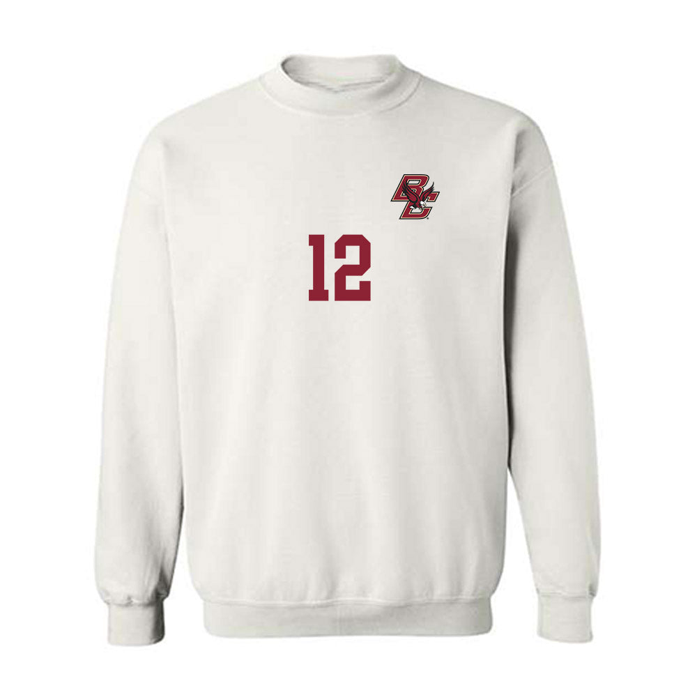 Boston College - NCAA Men's Soccer : Alexi Karalis - Replica Shersey Crewneck Sweatshirt-0