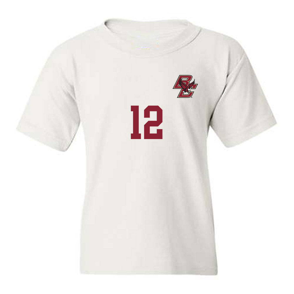 Boston College - NCAA Men's Soccer : Alexi Karalis - Replica Shersey Youth T-Shirt-0