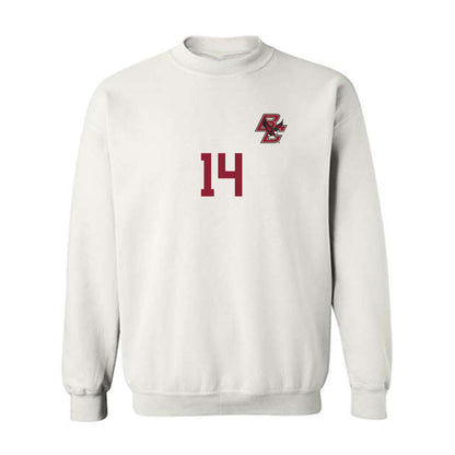 Boston College - NCAA Women's Soccer : Ada Henschien - Replica Shersey Crewneck Sweatshirt-0