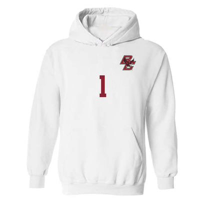 Boston College - NCAA Women's Soccer : Olivia Shippee - Replica Shersey Hooded Sweatshirt-0