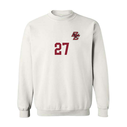 Boston College - NCAA Women's Soccer : Lydia Poulin - Replica Shersey Crewneck Sweatshirt-0