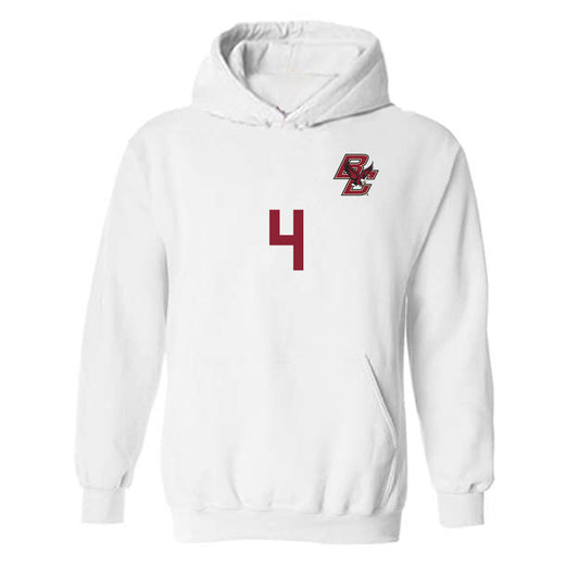 Boston College - NCAA Men's Soccer : Moritz Gundelach - Replica Shersey Hooded Sweatshirt-0