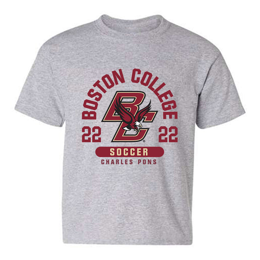 Boston College - NCAA Men's Soccer : Charles Pons - Classic Fashion Shersey Youth T-Shirt-0
