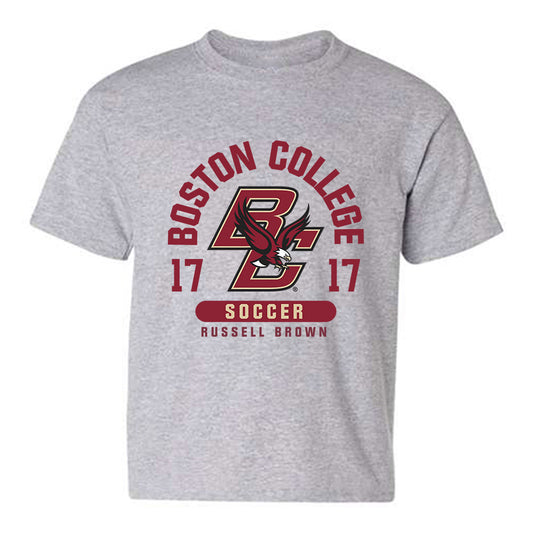 Boston College - NCAA Men's Soccer : Russell Brown - Classic Fashion Shersey Youth T-Shirt-0