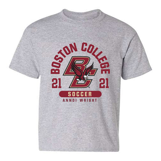 Boston College - NCAA Women's Soccer : Anndi Wright - Classic Fashion Shersey Youth T-Shirt-0