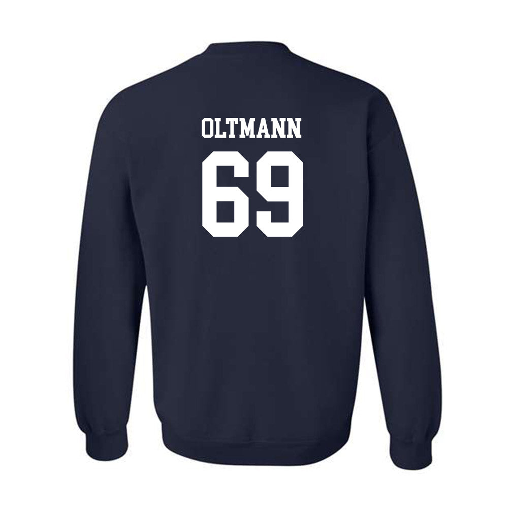 Drake - NCAA Football : Lincoln Oltmann - Generic Shersey Crewneck Sweatshirt-1