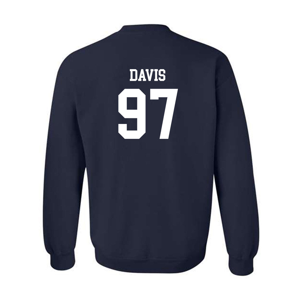 Drake - NCAA Football : Devyn Davis - Generic Shersey Crewneck Sweatshirt-1