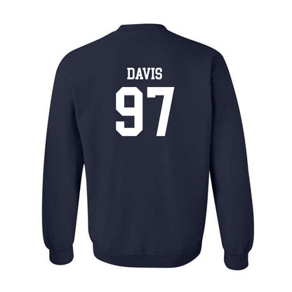 Drake - NCAA Football : Devyn Davis - Generic Shersey Crewneck Sweatshirt-1