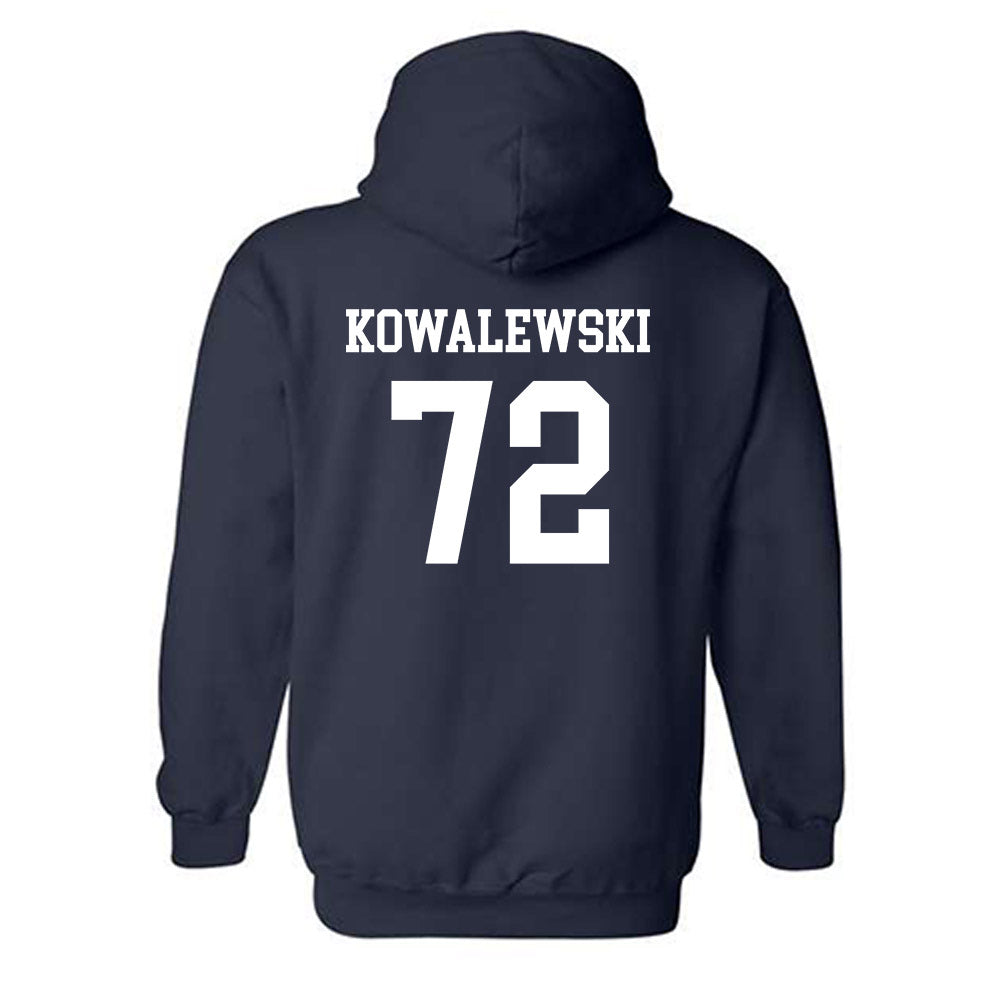 Drake - NCAA Football : William Kowalewski - Generic Shersey Hooded Sweatshirt-1
