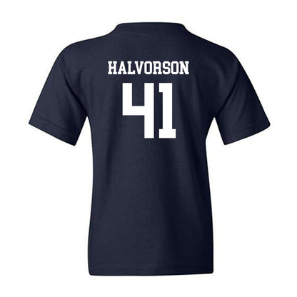 Drake - NCAA Football : Spencer Halvorson - Generic Shersey Youth T-Shirt-1
